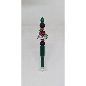 Beaded Pen: Teacher (Green), GIft Idea, NEW